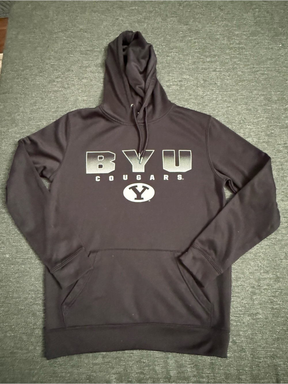 Colosseum Black BYU Cougars Crewneck Hoodie medium Size Small